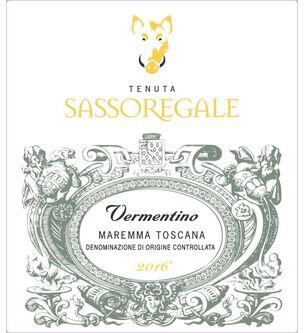 Sassoregale Maremma Toscana Vermentino