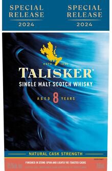 Talisker 8 Years Old 2024 Special Release Natural Cask Strength Single Malt Scotch Whisky