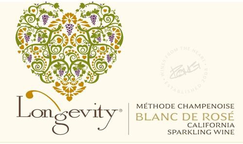 Longevity Wines Blanc De Rose Methode Champenoise California