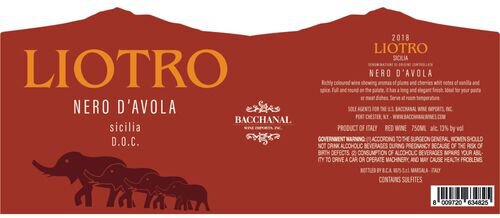 Liotro Nero d'Avola