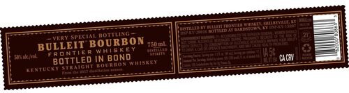 Bulleit Frontier Bottled In Bond Kentucky Straight Bourbon Whiskey
