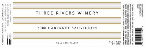 Three Rivers Winery Cabernet Sauvignon