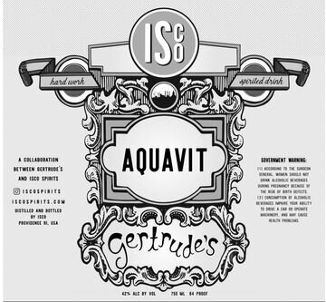 The Industrious Spirit Company Gertrude's Collaboration Aquavit