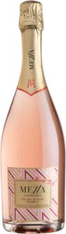 Mezza di Mezzacorona Italian Glacial Bubbly Rose Extra Dry Vigneti delle Dolomiti IGT