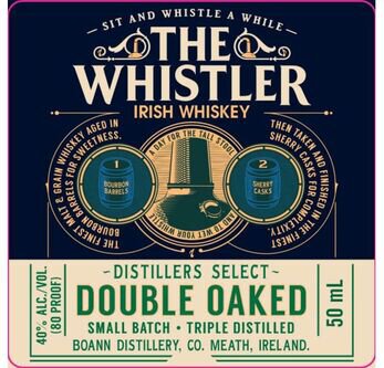 The Whistler Distiller's Select Double Oaked Irish Whiskey