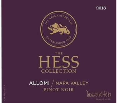 Hess Collection Allomi Pinot Noir, Napa Valley