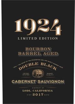 1924 Double Black Bourbon Barrel Aged Cabernet Sauvignon