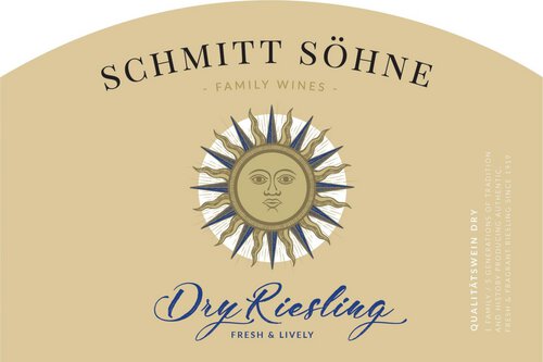 Schmitt Sohne Rheinhessen Riesling Dry Qualitatswein