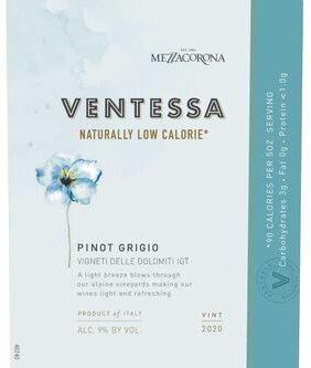 Ventessa Naturally Low Calorie Pinot Grigio