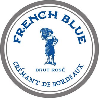 French Blue Cremant de Bordeaux Brut Rose