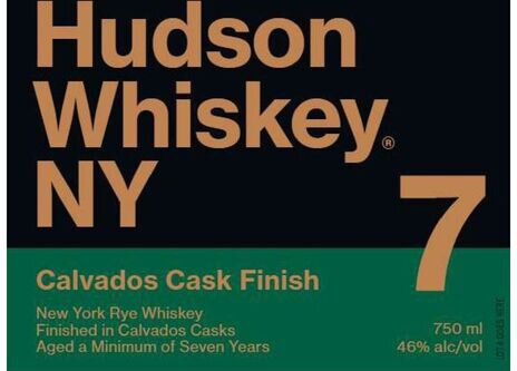 Hudson Whiskey 7 Years Old Finished In Calvados Cask New York Rye Whiskey