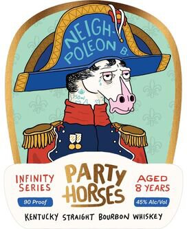 Party Horses Infinity Series 8 Years Old Neighpoleon B. Kentucky Straight Bourbon Whiskey