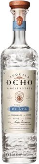 Tequila Ocho Single Estate Plata Tequila 100% Puro De Agave