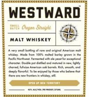 Westward Small Batch Oregon Straight Malt Whiskey