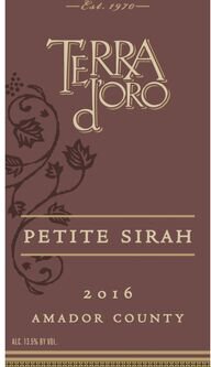 Terra d'Oro Petite Sirah