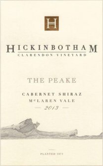 Hickinbotham Clarendon Vineyard Cabernet Sauvignon Shiraz The Peake McLaren Vale