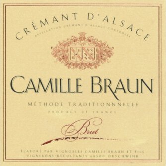 Domaine Camille Braun Cremant d'Alsace Brut