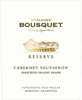 Domaine Bousquet Cabernet Sauvignon Reserve Tupungato