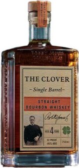 The Clover Whiskey 4 Years Old Single Barrel Straight Bourbon Whiskey