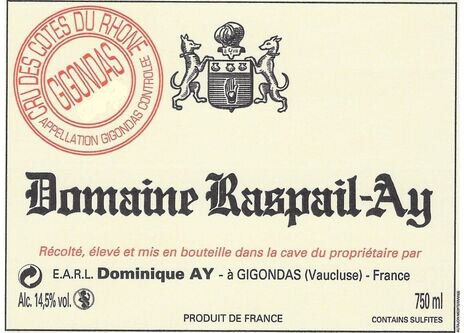 Domaine Raspail-Ay Gigondas