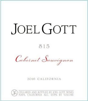 Joel Gott 815 Cabernet Sauvignon