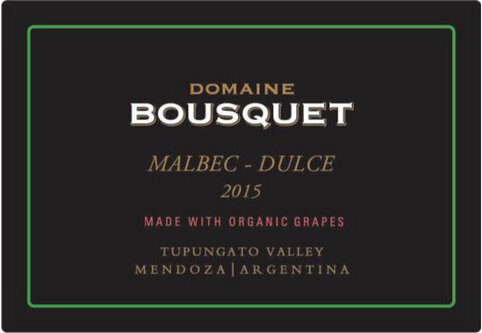 Domaine Bousquet Malbec Dulce Tupungato