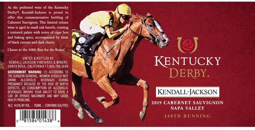 Kendall-Jackson Cabernet Sauvignon Kentucky Derby Napa Valley