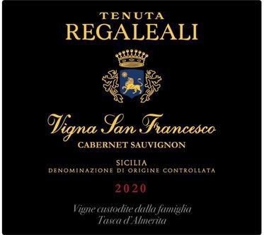 Tenuta Regaleali Sicilia Cabernet Sauvignon Vigna San Francesco