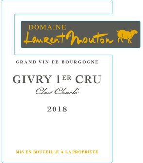 Domaine Mouton Clos Charle Givry Premier Cru