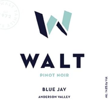 Walt Wines Pinot Noir Blue Jay Anderson Valley