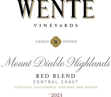 Wente Vineyards Mount Diablo Highlands Red Blend Central Coast