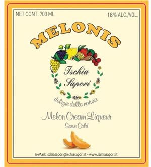 Ischia Sapori Melonis Melon Cream Liqueur