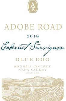 Adobe Road Cabernet Sauvignon Blue Dog Napa Valley