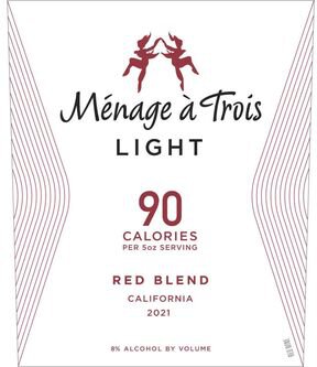 Menage a Trois Light Red Blend California