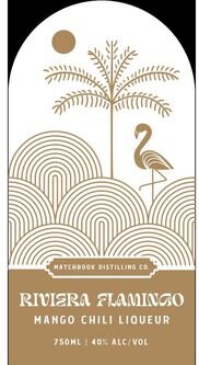 Matchbook Distilling Riviera Flamingo Mango Chili Liqueur