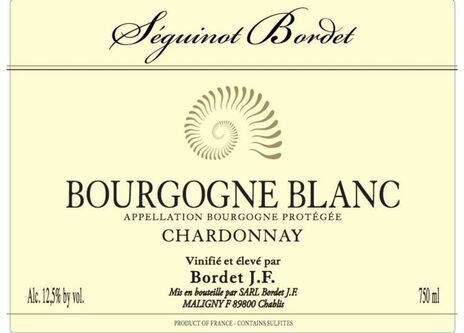 Domaine Seguinot-Bordet Bourgogne Blanc