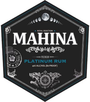Mahina Royal Selection Platinum Rum 80 Proof