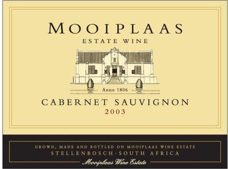 Mooiplaas Cabernet Sauvignon