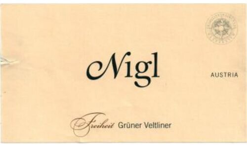 Nigl Gruner Veltliner Freiheit