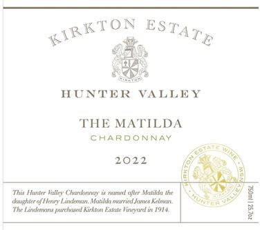 Kirkton Estate Chardonnay The Matilda Hunter Valley