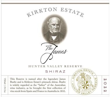 Kirkton Estate Shiraz The James Reserve Hunter Valley