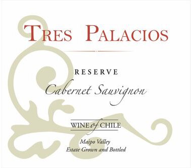 Tres Palacios Cabernet Sauvignon Reserve Estate Grown Maipo Valley
