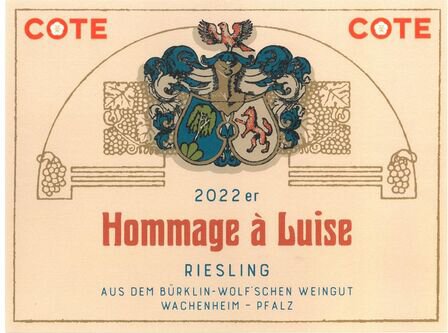 Dr. Burklin-Wolf Riesling Hommage a Luise