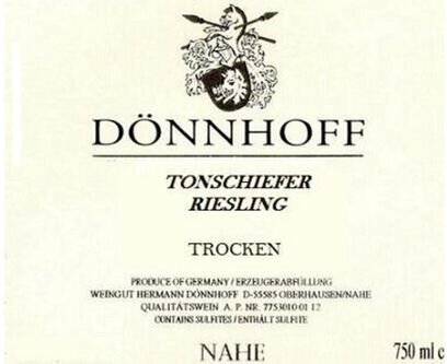 Donnhoff Riesling Tonschiefer Trocken