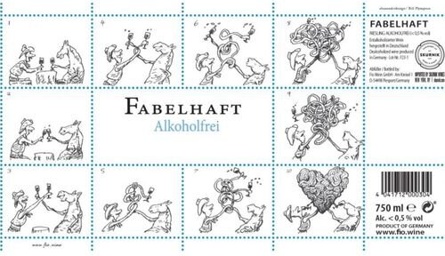 Fio Wines Mosel Riesling Fabelhaft (Alkohol Free)