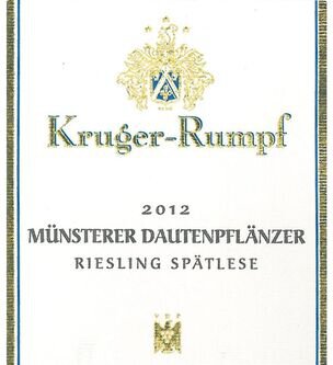 Kruger-Rumpf Riesling Munsterer Dautenpflanzer Spatlese