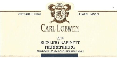 Carl Loewen Riesling Longuich Herrenberg Kabinett