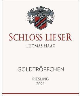 Schloss Lieser Riesling Piesporter Goldtropfchen Feinherb