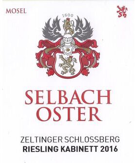 Selbach-Oster Riesling Zeltinger Schlossberg Kabinett