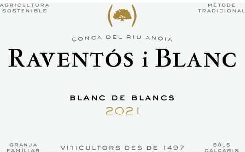 Raventos i Blanc Conca Del Riu Anoia Blanc de Blancs